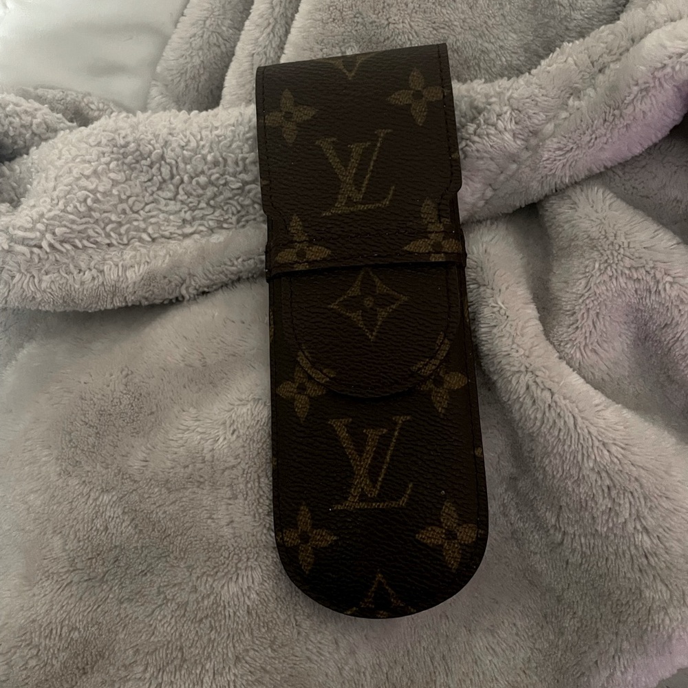 Vintage Louis Vuitton Brown Lipstick Holder